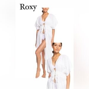 NWT ROXY Summer Story Dress Beach Cover Up 100% Cotton